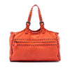 Bottega Veneta Intrecciato Trimmed Studded Nappa Tote Secondhand