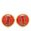 Hermès Enamel Clip On Earrings Secondhand