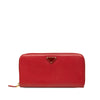 Prada Saffiano Zip Around Long Wallet Secondhand