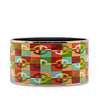 Hermès Extra Wide Chain D Ancre Enamel Bangle 65 Secondhand