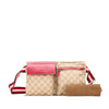 Gucci GG Canvas Web Double Pocket Belt Bag Secondhand