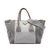Prada Scamosciato and Canapa Twin Pocket Double Handle Satchel Secondhand