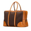 Prada Cinghiale Trimmed Canvas Canapa Travel Bag Secondhand