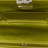 Chanel Satin Crystal Camellia Evening Frame Clutch Secondhand