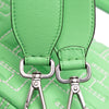 Fendi Zucca Embossed Stitched Leather Baguette Satchel Secondhand