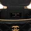 Chanel Mini Quilted Lambskin Top Handle Vanity Case With Chain Secondhand