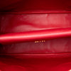Prada Large Saffiano Trimmed Canapa Double Satchel Secondhand