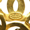 Chanel CC Gold Plated Flower Brooch Secondhand
