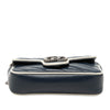 Gucci Super Mini GG Marmont Matelasse Leather Torchon Flap Crossbody Secondhand