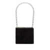 Bottega Veneta Suede Frame Clutch on Chain Secondhand