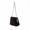 Bottega Veneta Suede Frame Clutch on Chain Secondhand