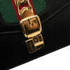 Gucci Small Calfskin Web Sylvie Satchel Secondhand