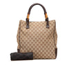 Gucci GG Canvas Bamboo Tote Secondhand