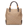 Gucci GG Canvas Bamboo Tote Secondhand