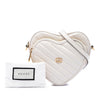 Gucci Mini Matelasse Diagonal Calfskin Interlocking G Heart Crossbody Secondhand