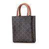 Celine Mini Triomphe Coated Canvas Vertical Cabas Satchel Secondhand