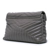 Saint Laurent Large Leather Monogram Matelasse LouLou Shoulder Bag Secondhand