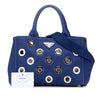 Prada Small Canvas Canapa Grommet Satchel Secondhand