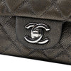 Chanel Mini Rectangular Classic Metallic Caviar Single Flap Secondhand