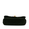 Secondhand Chanel Mini Quilted Velvet Double Frame Flap