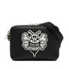 Dior Shawn Stussy Grained Calfskin Double Zip Pouch with Strap Secondhand