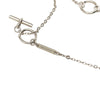 Hermès Palladium Plated Cordage Rope Pendant Necklace Secondhand