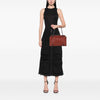 Bottega Veneta Textured Leather Whipstitch Duo Shoulder Bag Secondhand