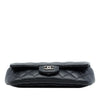 Chanel CC Quilted Caviar Sunglasses Case with Chain Secondhand