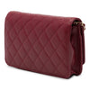 Chanel Quilted Caviar Golden Class Wallet On Chain Secondhand