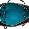 Chanel CC Quilted Lambskin Tweed Elegant Trim Front Zip Camera Bag Secondhand