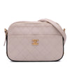 Chanel Calfskin Grosgrain Stitched Button Up Camera Case Secondhand