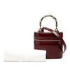 Gucci Shiny Calfskin Bamboo Vanity Bag Secondhand