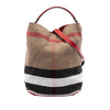 Secondhand Burberry Medium Mega Check Canvas Ashby Bucket Bag