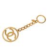 Chanel CC Gold Plated Key Chain Secondhand