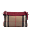 Secondhand Burberry House Check Canvas Derby Peyton Crossbody