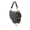 Dior Mini Oblique Canvas Saddle Bag Secondhand