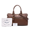 Prada Vitello Phenix Zip Top Satchel Secondhand