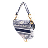 Secondhand Dior Canvas Embroidered Around the World Saddle Bag