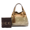 Gucci Medium Ombre Pebbled Calfskin Soho Cellarius Tote Secondhand