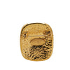 Chanel Gold Plated CC Brooch Secondhand