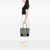 Prada Cinghiale Trimmed Canvas Canapa Tote Secondhand