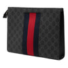 Gucci GG Supreme Web Clutch Secondhand