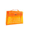 Hermès Vinyl Souvenir De L Exposition Kelly Handbag Secondhand
