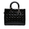 Dior Large Patent Cannage Lady Dior Secondhand