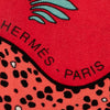 Hermès Les Leopards Silk Twilly Scarf Secondhand