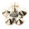 Chanel Gold Plated CC Crystal Floral Push Back Earrings Secondhand
