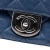 Chanel Large Quilted Goatskin Double Carry Waist Chain Flap Secondhand