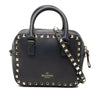 Valentino Leather Rockstud Top Handle Bag Secondhand