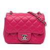 Chanel Mini Square Classic Lambskin Single Flap Secondhand