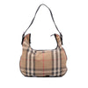 Burberry House Check Glittered Canvas Hobo Secondhand